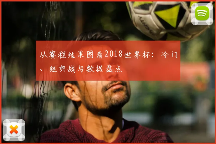从赛程结果图看2018世界杯：冷门、经典战与数据盘点